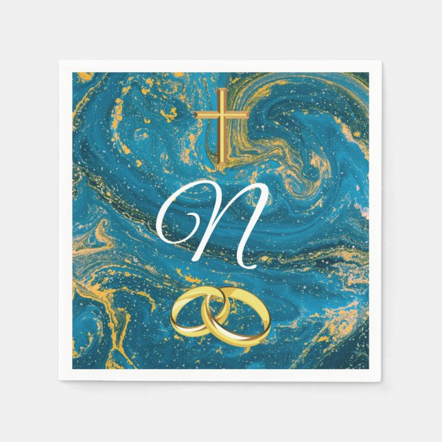 Serviette En Papier Wedding Napkins (Devant)