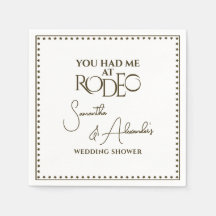 Wedding shower des mariées de Western Rodeo