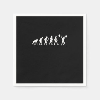 Serviette En Papier Weightlifting Evolution Weightlifter Gym Gift