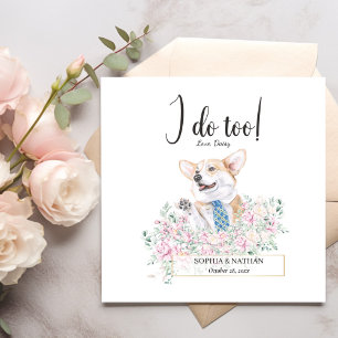 Serviette En Papier Welsh Corgi Chien Mariage Cocktail Napkins