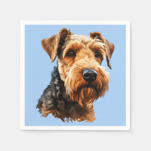 Serviette En Papier Welsh Terrier