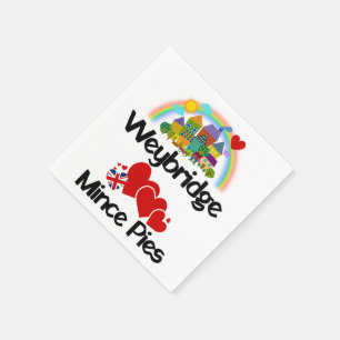Serviette En Papier Weybridge, Surrey Royaume-Uni aime Mince Pies