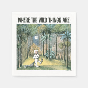 Serviette En Papier Where The Wild Things Are   Scène 4