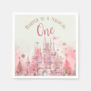 Serviette En Papier Whimsical Winter Princess Fairytale Premier annive