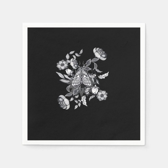 Serviette En Papier Whimsigoth Moth ・ Grunge Fairy Classic (Devant)