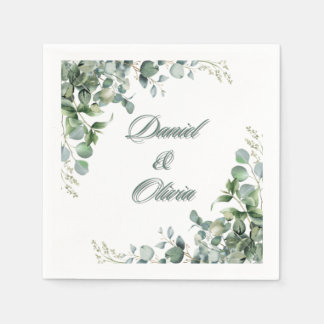 Serviette En Papier "Whispers of Green"