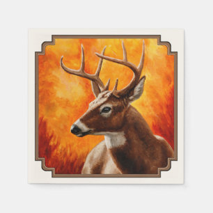 Serviette En Papier Whitetail Deer
