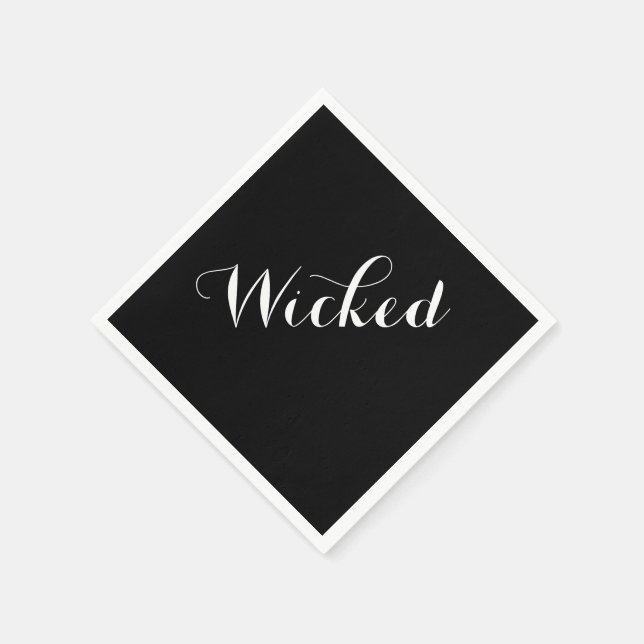 Serviette En Papier Wicked Halloween Napkin (Coin)