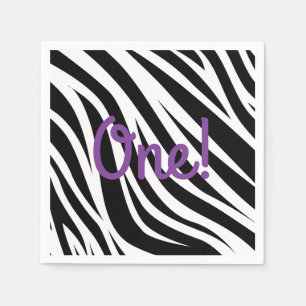 Serviette En Papier Wild One Safari 1ère fête d'anniversaire Enfants