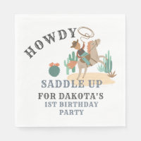 Wild West Cowboy Boy 1er anniversaire