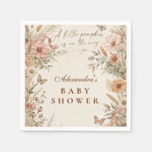 Wildflower Little Pumpkin Baby Shower