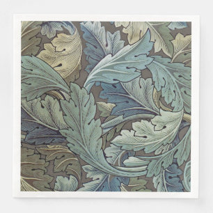 Serviette En Papier William Morris Acanthus Sage Fleur Floral Botaniqu