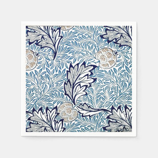 Serviette En Papier William Morris, Apple, (Devant)