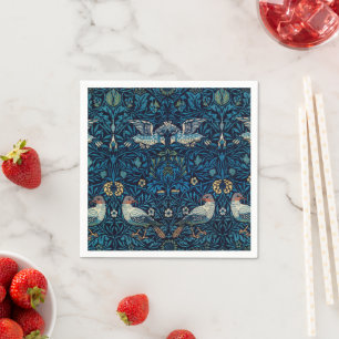 Serviette En Papier William Morris Blue Birds Tapestry Classic