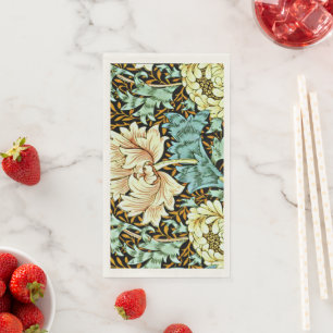 Serviette En Papier William Morris - Chrysanthemum Pastels