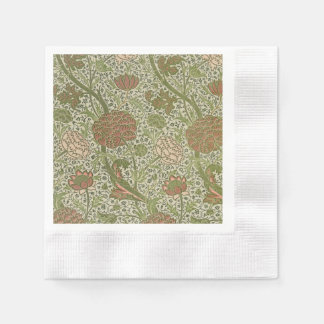 Serviette En Papier William Morris Cray Fleur de Sauge Floral Botaniqu