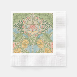 Serviette En Papier William Morris Fleur de Myrte Floral Botanique