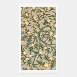 Serviette En Papier William Morris Fruit Floral Jardin Fleur Classique
