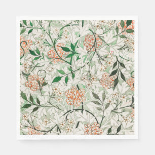 Serviette En Papier William Morris Jasmine Garden Flower Classic
