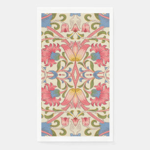 Serviette En Papier William Morris Lodden Motif Floral Pastel 