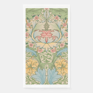 Serviette En Papier William Morris Myrtle Fleur Floral Botanique