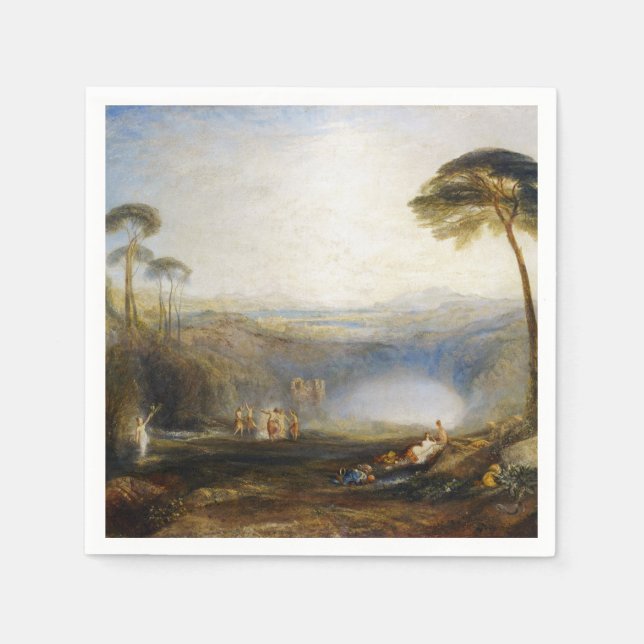 Serviette En Papier William Turner - La toux d'or (Devant)
