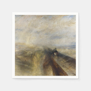 Serviette En Papier William Turner - Pluie, vapeur et vitesse