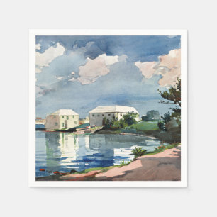 Serviette En Papier Winslow Homer, Bouilloire à sel, Bermudes