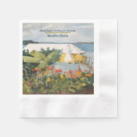 Winslow Homer Flower Garden et Bungalow Bermudes