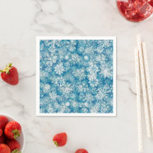 WINTER WHITE AND BLUE