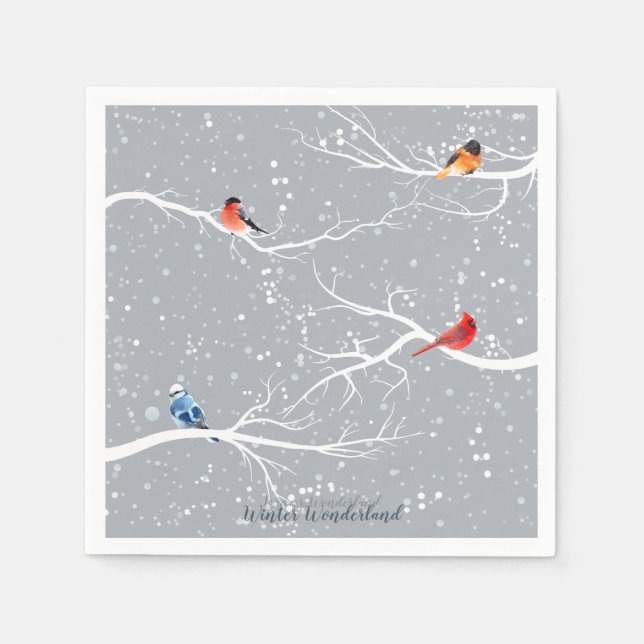 Serviette En Papier Winter Wonderland (Devant)
