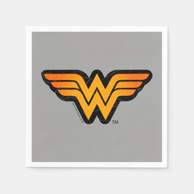 Serviette En Papier Wonder Woman | Logo saisonnier (Devant)