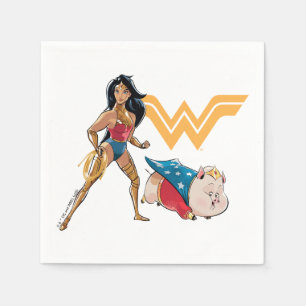 Serviette En Papier Wonder Woman & PB