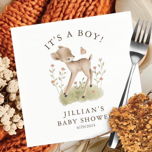 Serviette En Papier Woodland Wonder Deer (Créateur téléchargé)