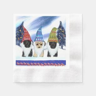 SERVIETTE EN PAPIER YORKIE POO