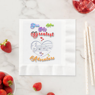 Serviette En Papier You Are My Greatest Adventure