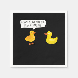 Serviette En Papier You Got Plastic Surgery Cosmetic Surgeon Gift
