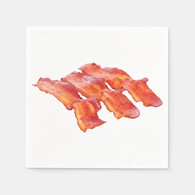Serviette En Papier Yummy Bacon (Devant)