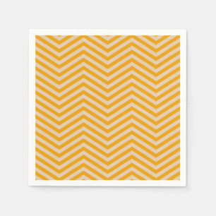 Serviette En Papier ZigZagZest Citrouille orange