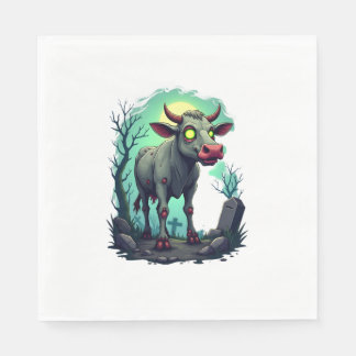 Serviette En Papier Zombie Cow Apocalypse