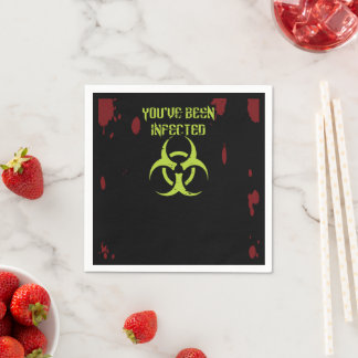 Serviette En Papier Zombie Vous Avez Été Infecté