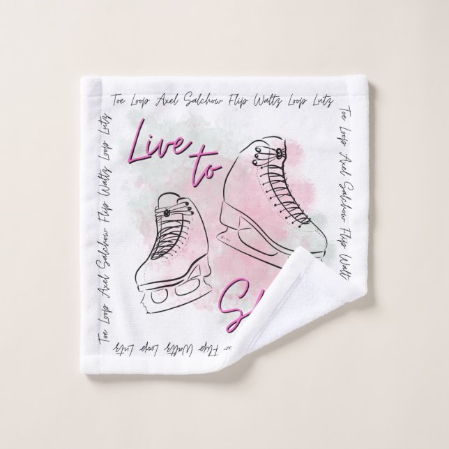Serviette essuie-glace pour lame de patinage (Gant de toilette)