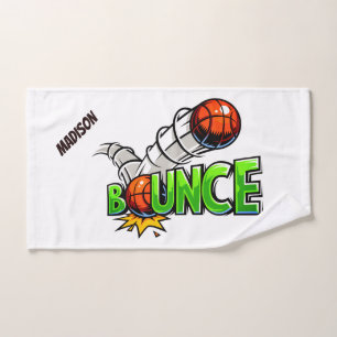 Serviette faite sur commande de basket-ball de