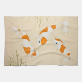 Serviette Feng Shui Koi Fishes