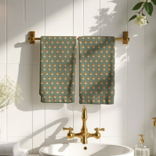 Serviette Florale Bohème Rétro Sage Vibes Conforta