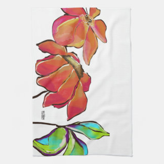 Serviette florale lumineuse