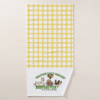 Serviette Jaune à Carreaux Tout Ce Qui Flotte Votr