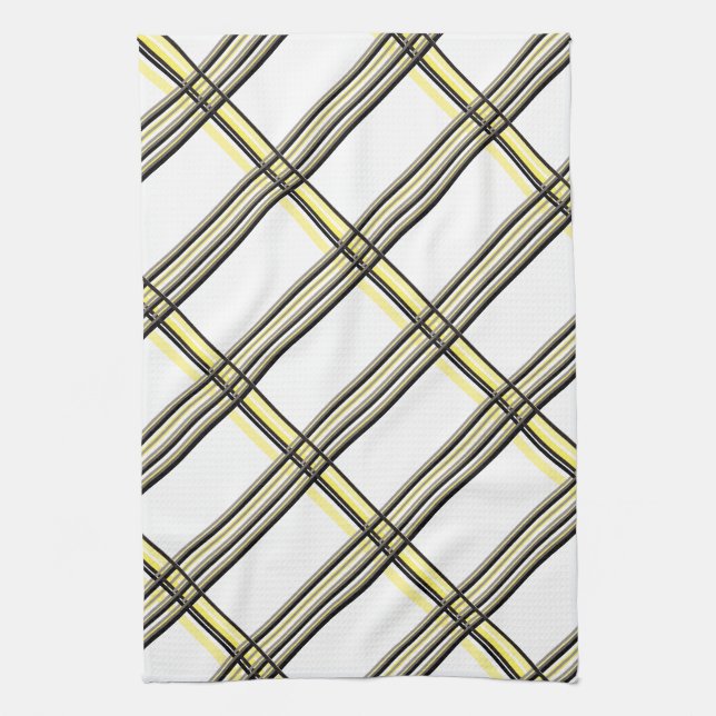 Serviette Jaune moderne (Vertical)