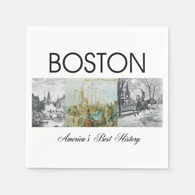 Serviette Jetable ABH Boston (Devant)