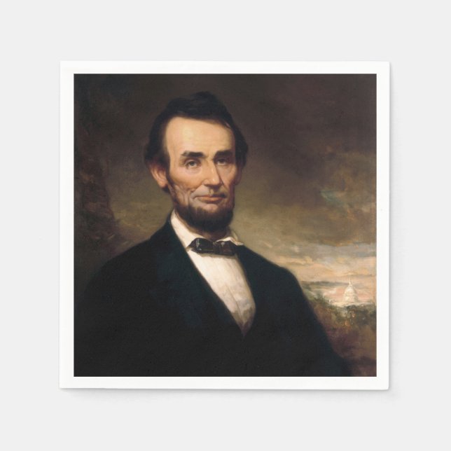 Serviette Jetable Abraham Lincoln par George H Story (Devant)